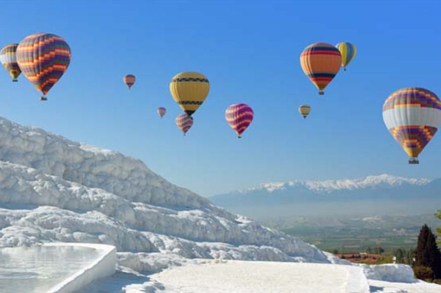Bodrum Pamukkale Excursion with Hot Air Balloon Ride
