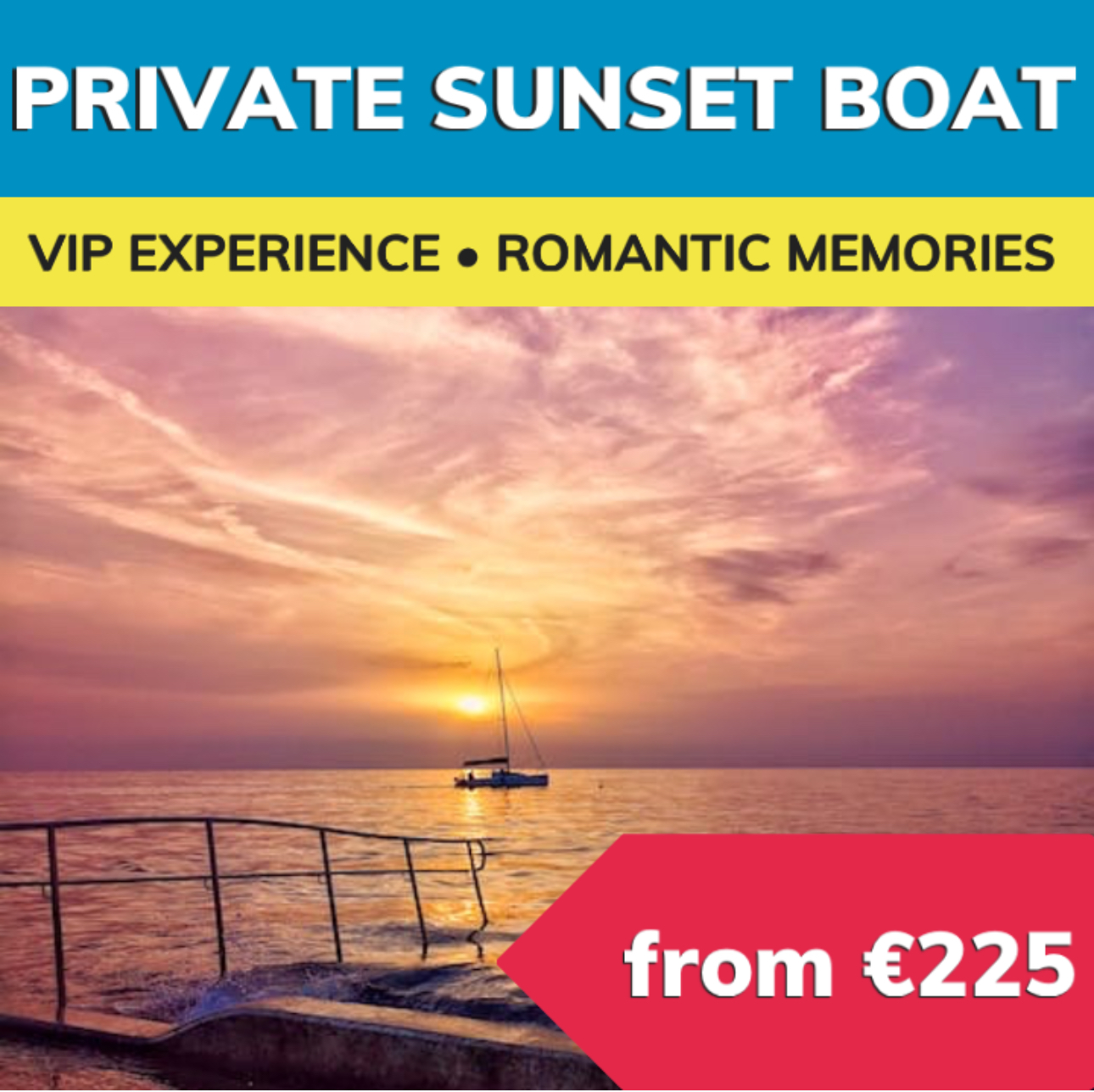 Sunset at the private yacht in Bodrum Private Boat Tours in Bodrum