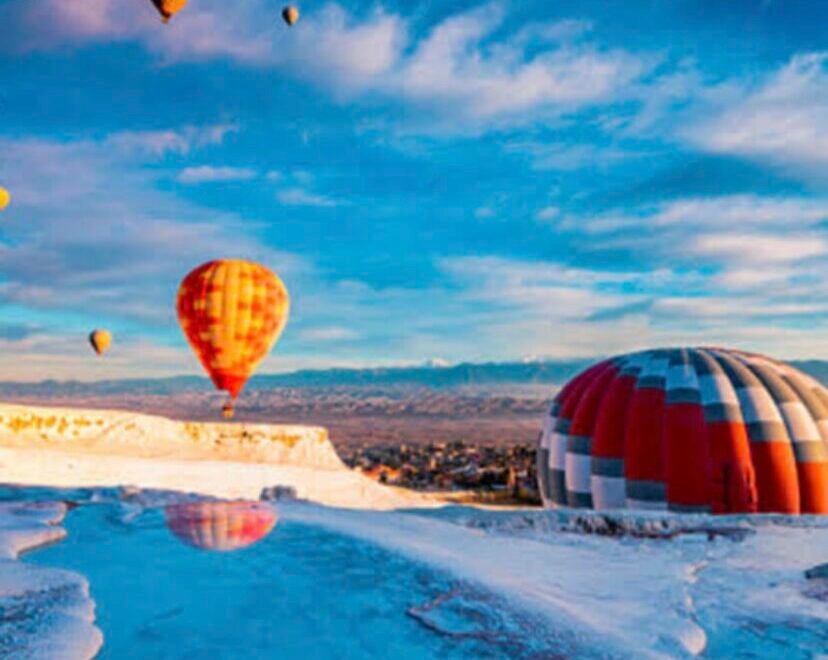 Воздушные шары в Памуккале - Экскурсии в Бодруме
